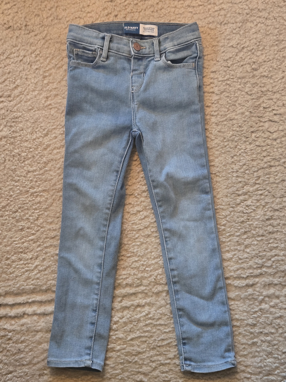Old Navy Light Wash Girls’ Skinny Jeans - Light Blue